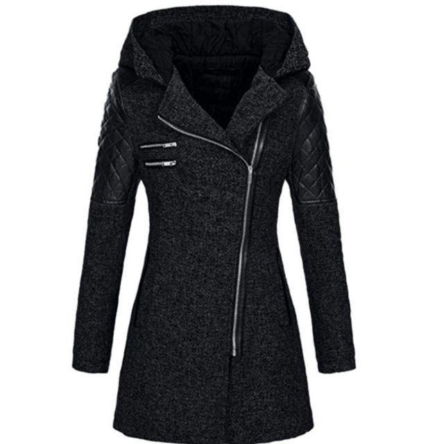 Casual Coat with Patch Design for a Stylish Look
