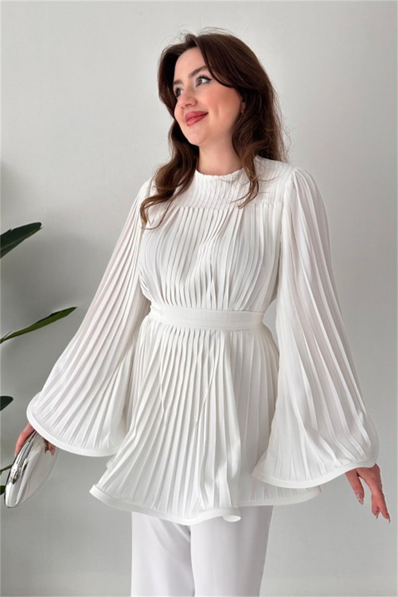 Dora - Elegant Two-Piece Suit with Bell Sleeves