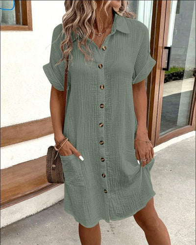 Frendi - Elegant knee-length dress