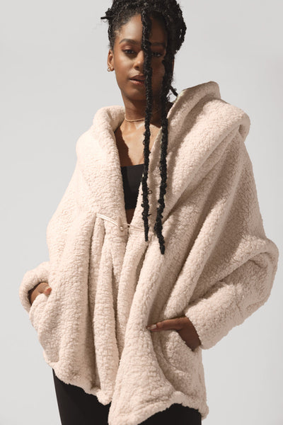 Cocoon Coat for Women - Elegant in Cool Grey