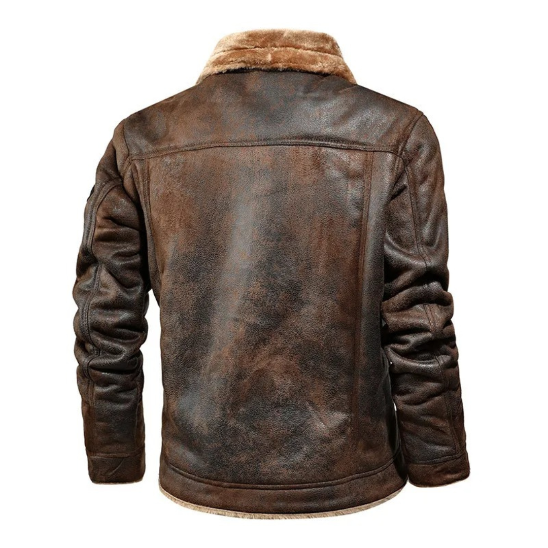 Warm men's jacket with a modern and elegant design