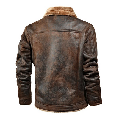 Warm men's jacket with a modern and elegant design