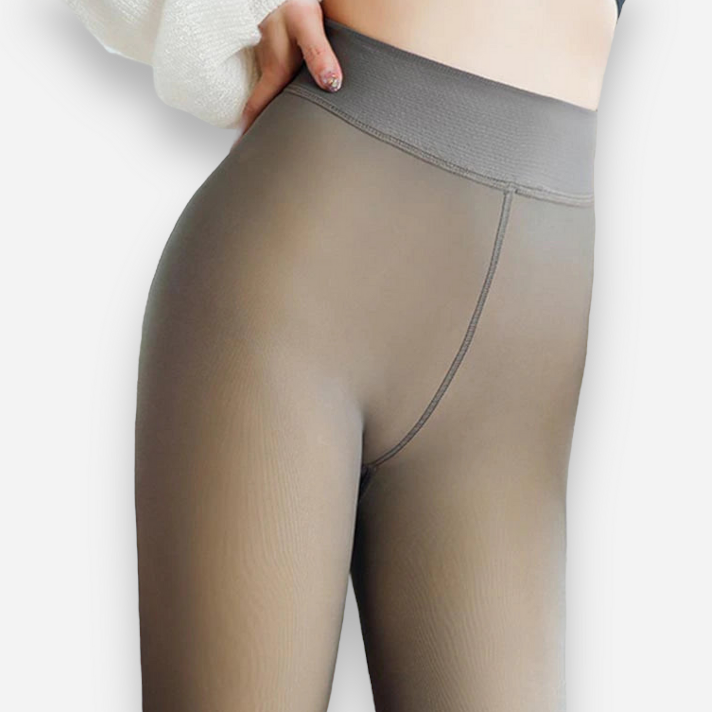 Elegant, warm, invisible tights for a stylish look