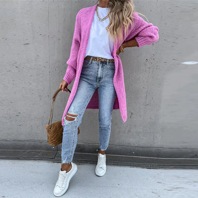 Comfortable women's cardigan with a classic design