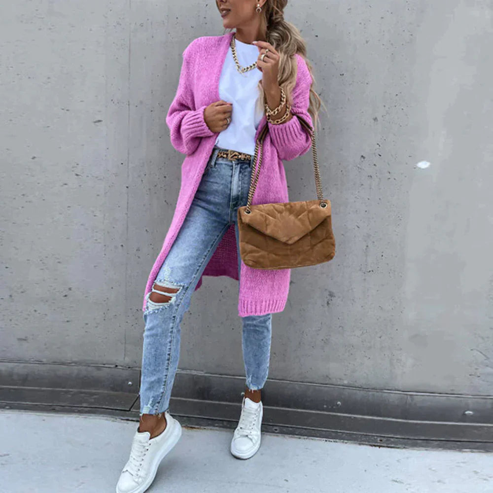 Comfortable women's cardigan with a classic design