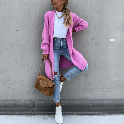 Comfortable women's cardigan with a classic design