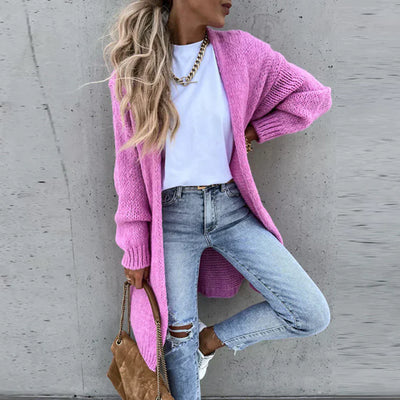 Comfortable women's cardigan with a classic design