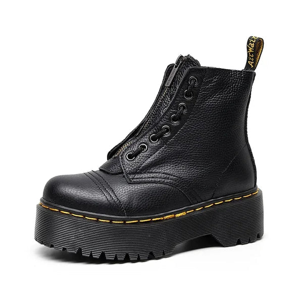 Casual platform boots with stylish and modern lace-up design, ideal for any occasion