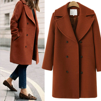 Women's Casual Coat - Elegant and Perfect for Urban Style