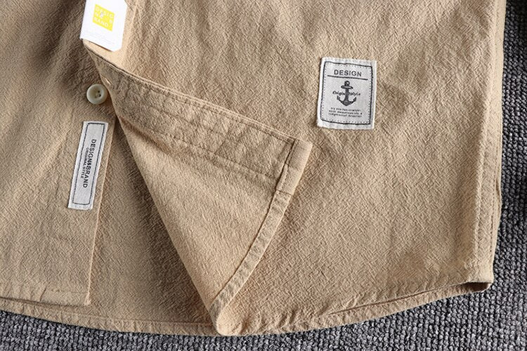 Thick textured shirt for a stylish look