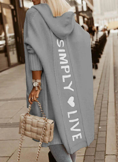 Stylish hooded cardigan: style and comfort in one