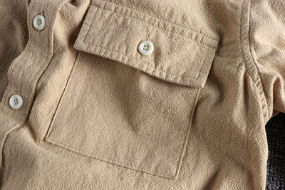 Thick textured shirt for a stylish look