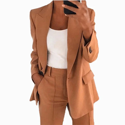 Chloe - Knitted jacket with lapels