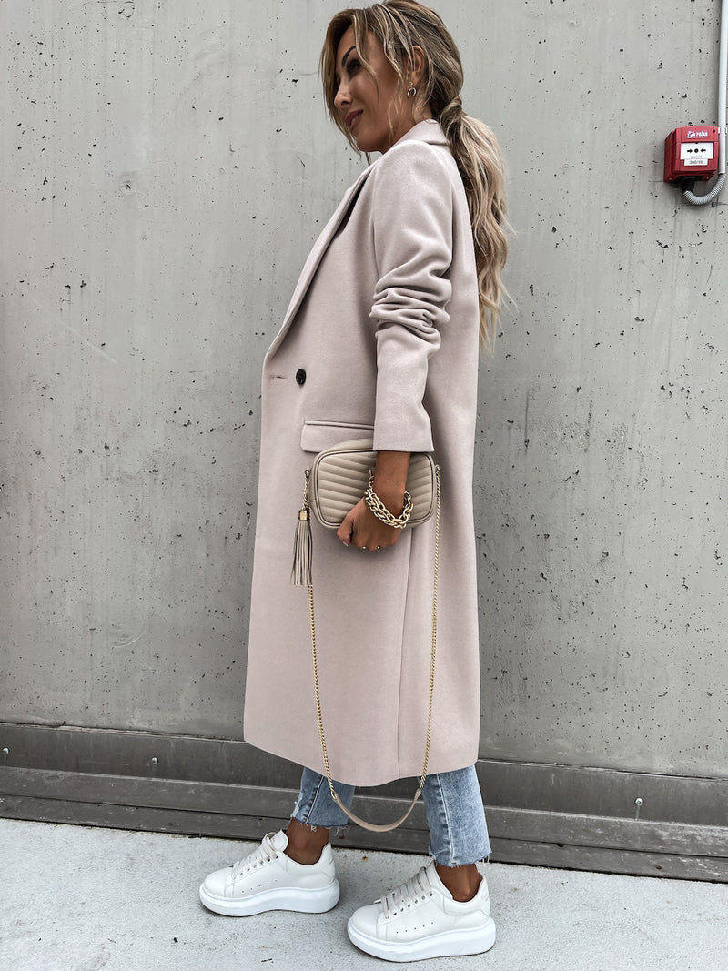 Elegant and Warm Long Coat for Women
