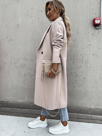 Elegant and Warm Long Coat for Women