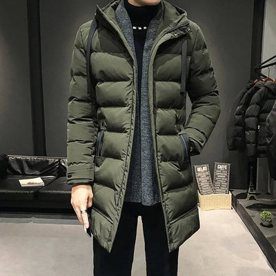 Men's Long Jacket - Ideal for Urban Looks and Cold Days