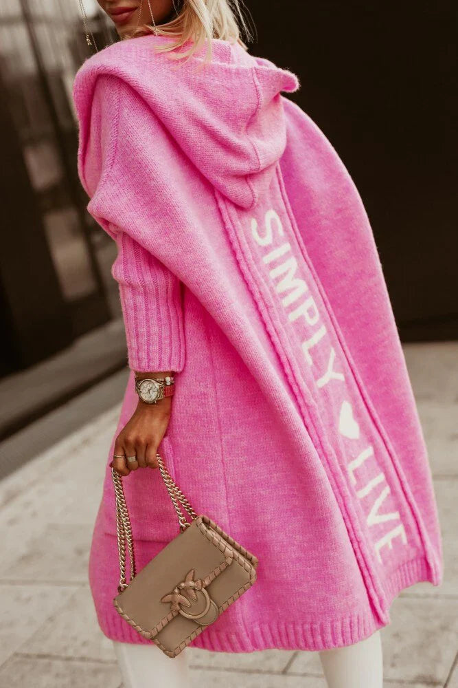 Stylish hooded cardigan: style and comfort in one