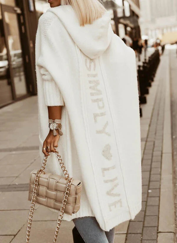 Stylish hooded cardigan: style and comfort in one
