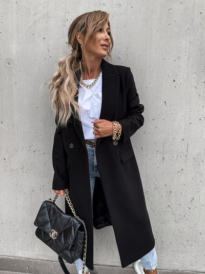 Elegant and Warm Long Coat for Women