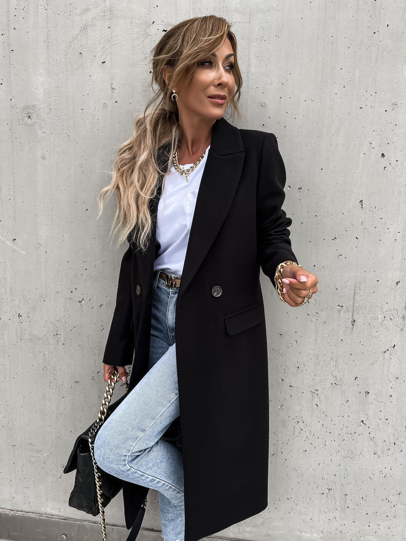 Elegant and Warm Long Coat for Women