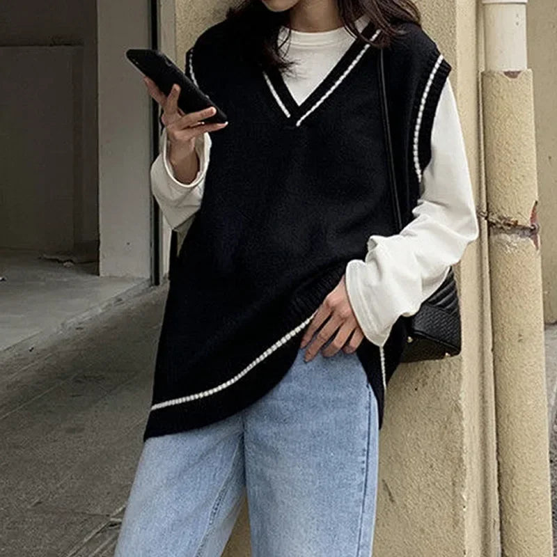 Stylish Oversized Vest for Women - Modern and Wide Design