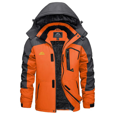 Hooded ski jacket, ideal for snow activities