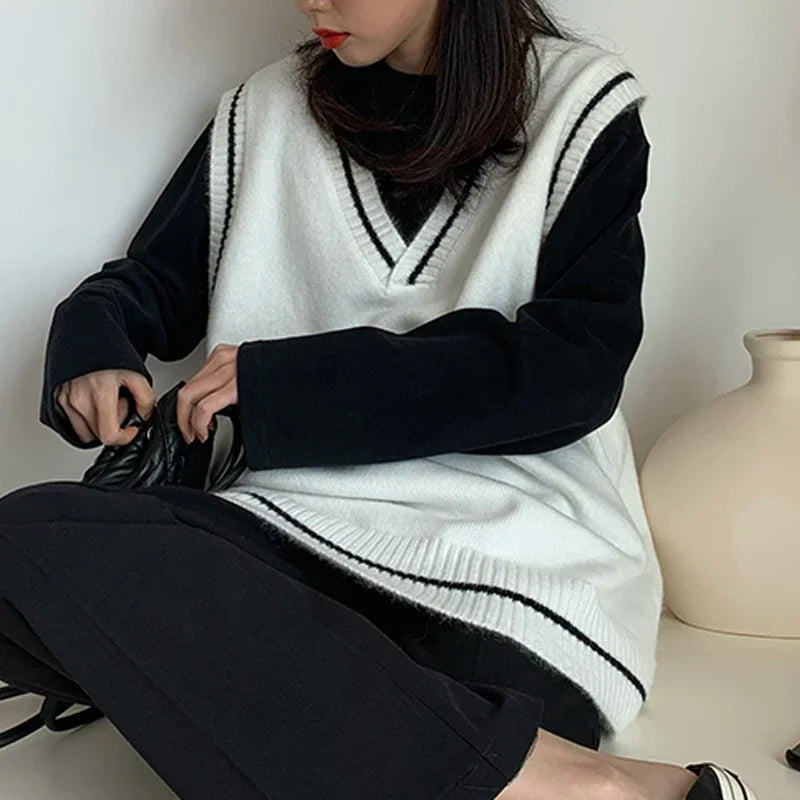 Stylish Oversized Vest for Women - Modern and Wide Design