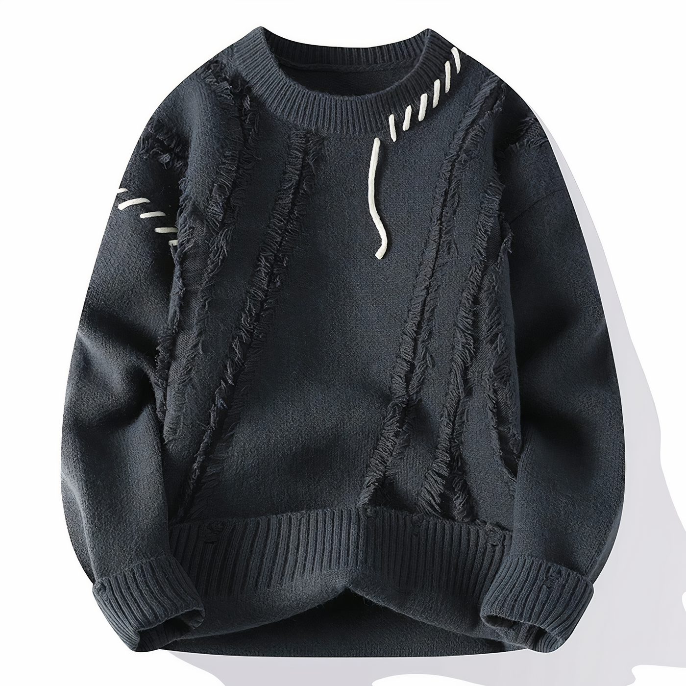 Wide sweater with a modern design, perfect for a current style