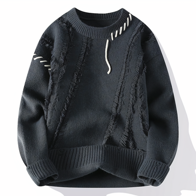 Wide sweater with a modern design, perfect for a current style