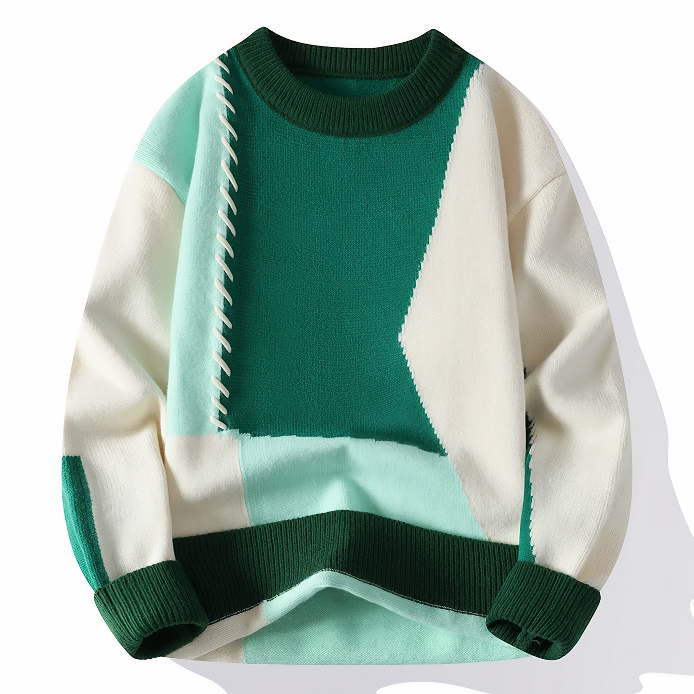 Wide sweater with a modern design, perfect for a current style
