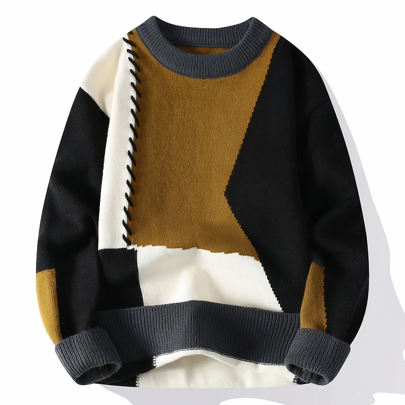 Wide sweater with a modern design, perfect for a current style