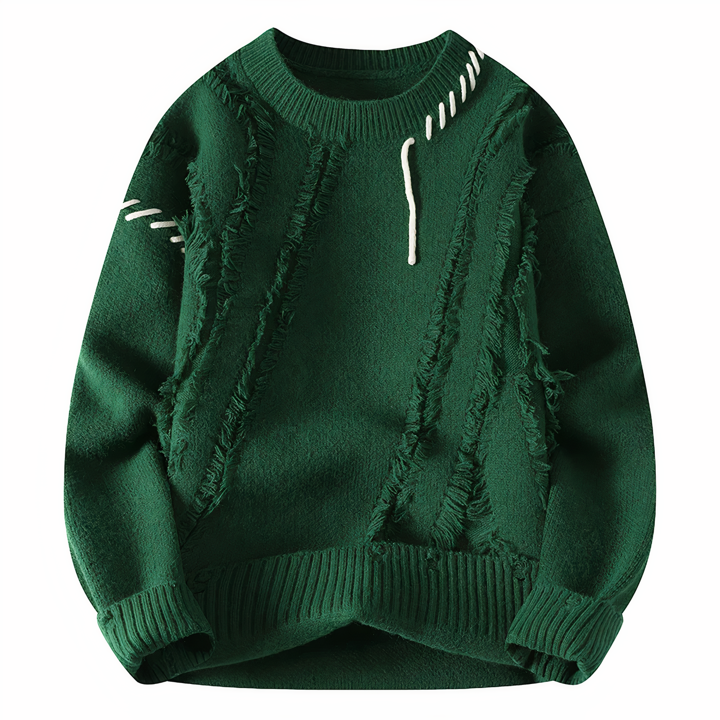 Wide sweater with a modern design, perfect for a current style