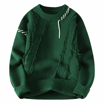 Wide sweater with a modern design, perfect for a current style