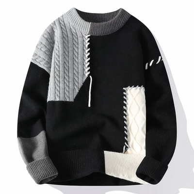 Wide sweater with a modern design, perfect for a current style