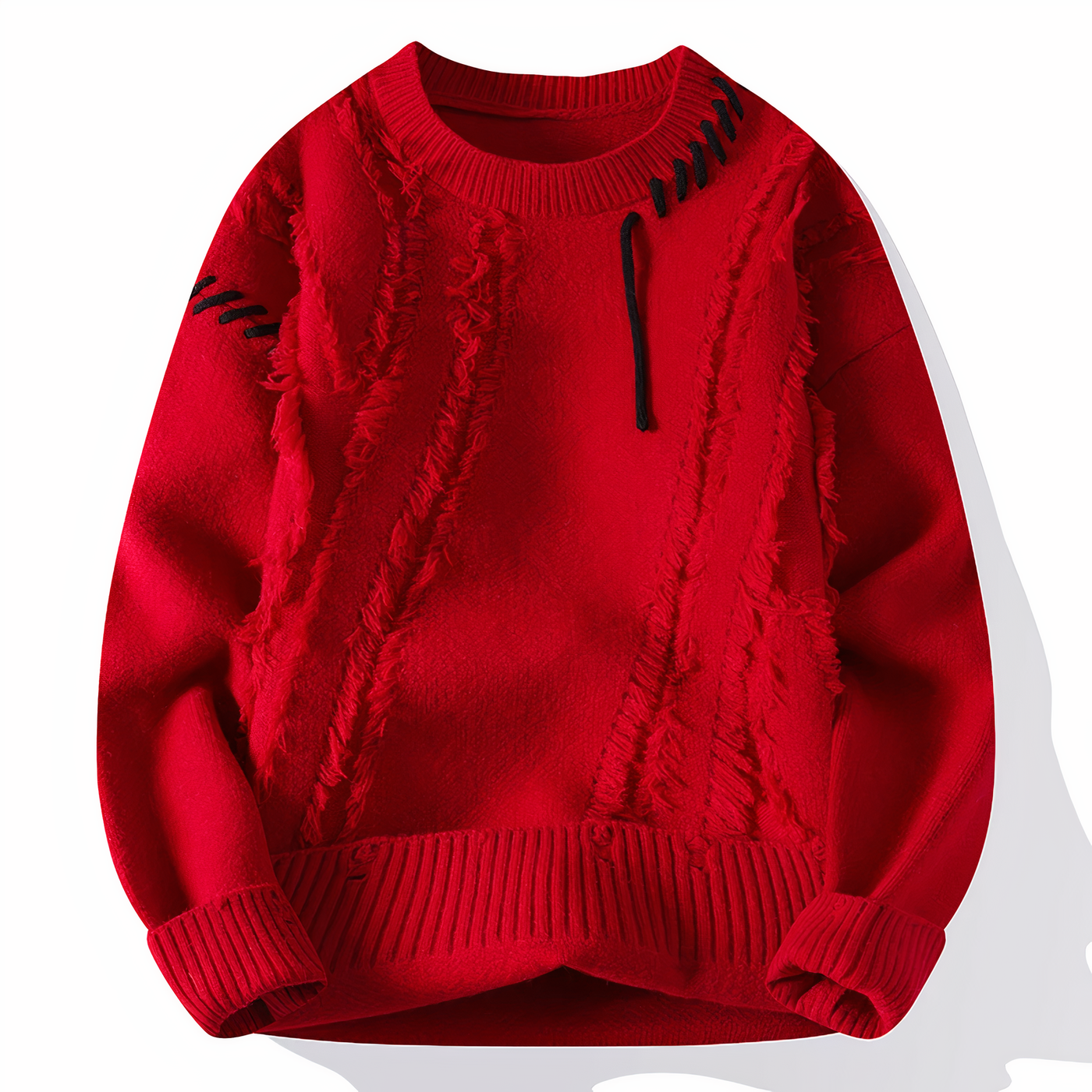 Wide sweater with a modern design, perfect for a current style