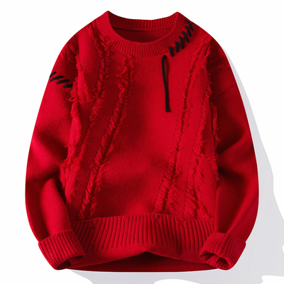 Wide sweater with a modern design, perfect for a current style