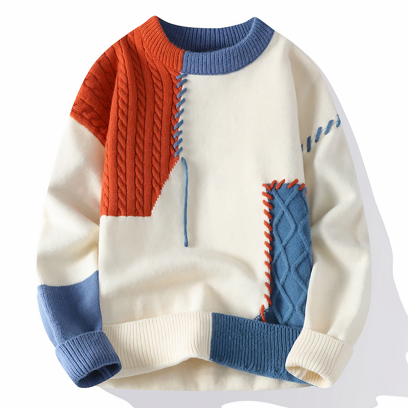 Wide sweater with a modern design, perfect for a current style