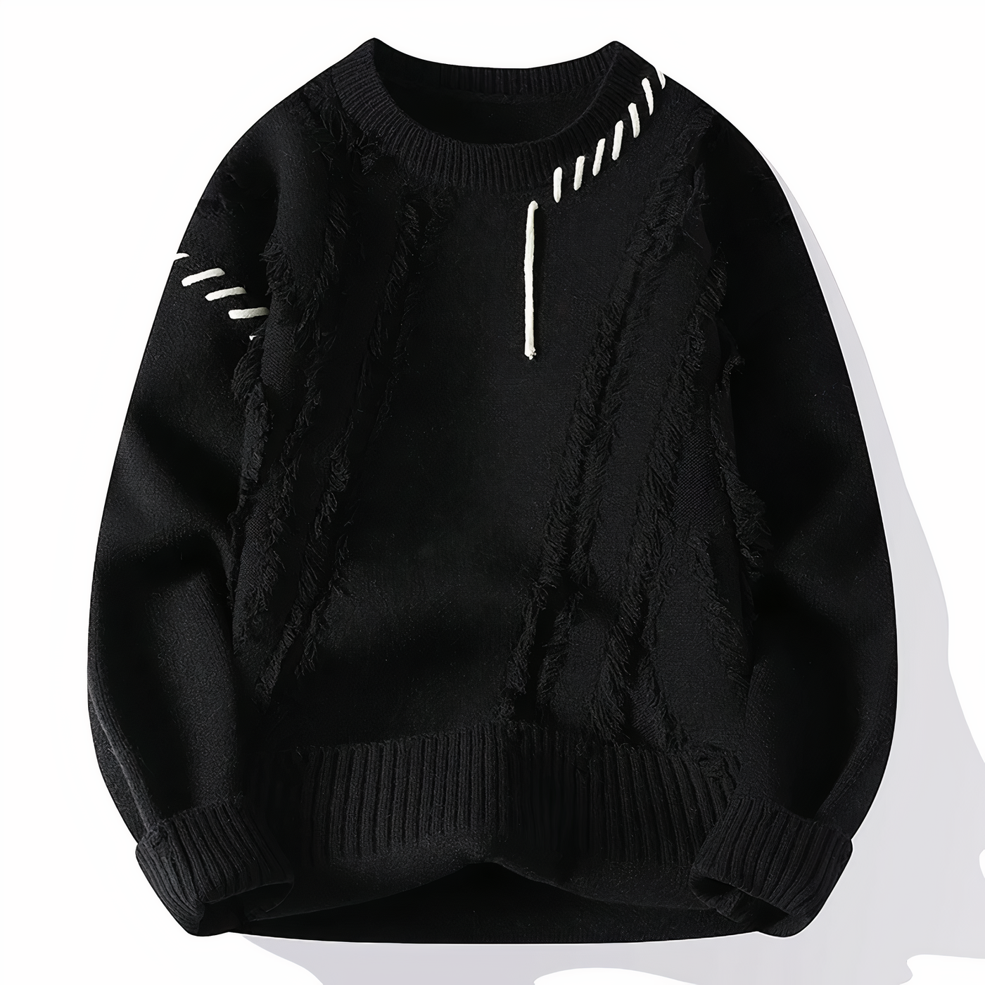 Wide sweater with a modern design, perfect for a current style
