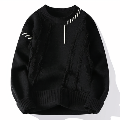 Wide sweater with a modern design, perfect for a current style