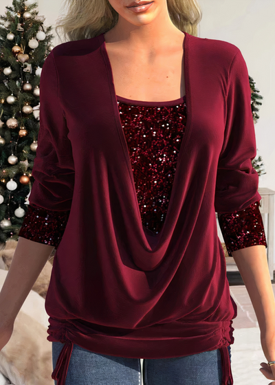 Modern glitter blouse for women - Elegance for every occasion