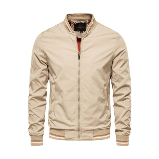 Men's Jacket with Mao Collar – Elegant and Modern