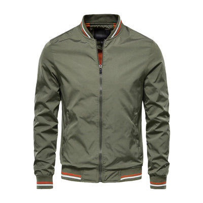 Men's Jacket with Mao Collar – Elegant and Modern