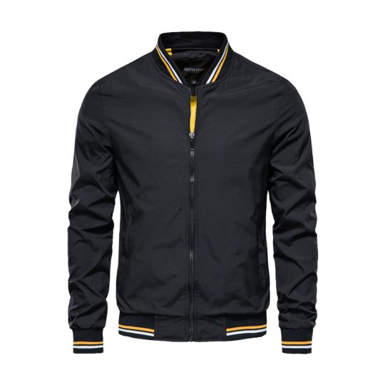 Men's Jacket with Mao Collar – Elegant and Modern
