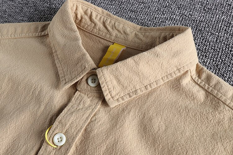 Thick textured shirt for a stylish look