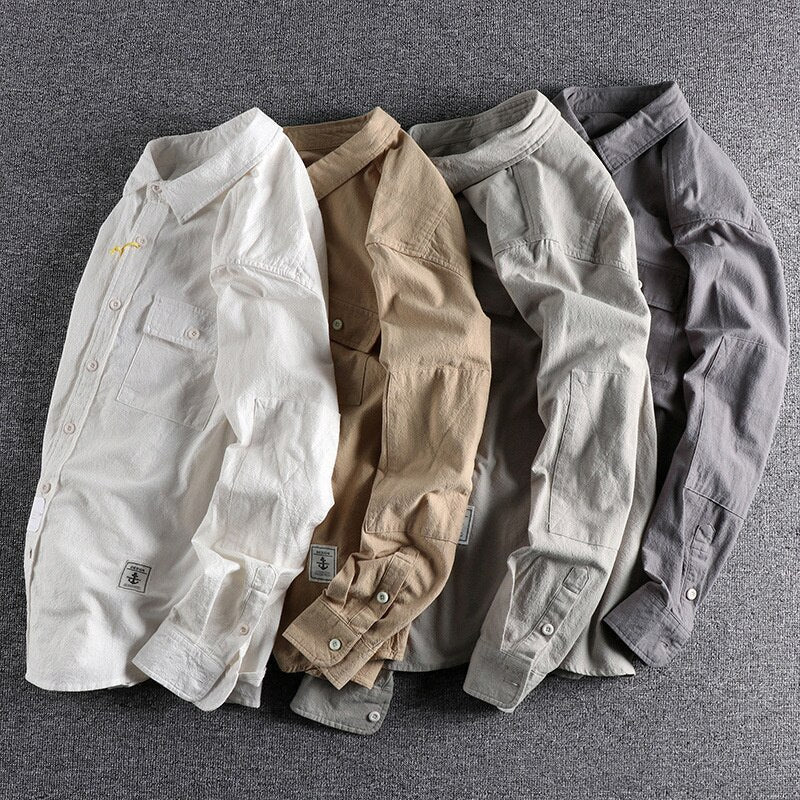 Thick textured shirt for a stylish look
