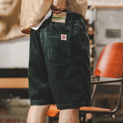 Hugo - Men's Retro Corduroy Shorts