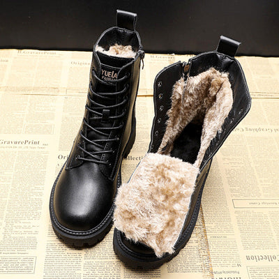 Warm Lined Winter Boots - Stylish Boots for the Cold