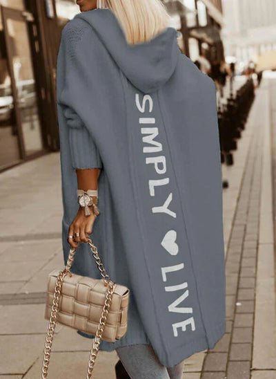 Stylish hooded cardigan: style and comfort in one