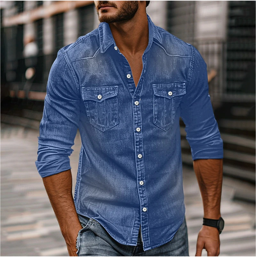 Modern casual style men's shirt ideal for everyday use