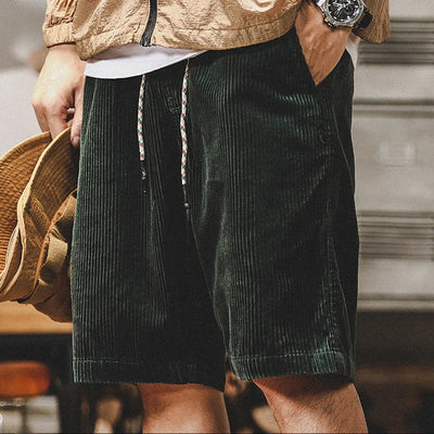 Hugo - Men's Retro Corduroy Shorts